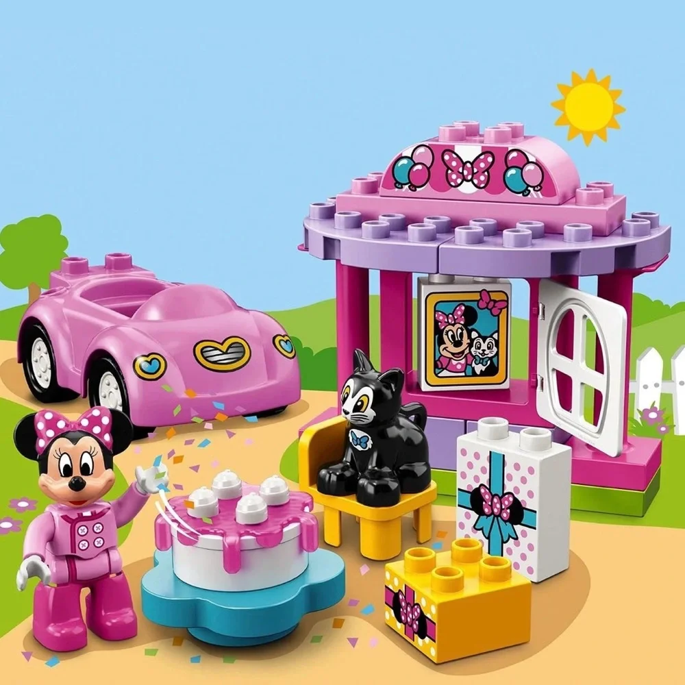 Lego 10873 DUPLO Minnie’s Birthday Party Purple and Yellow Brick Set